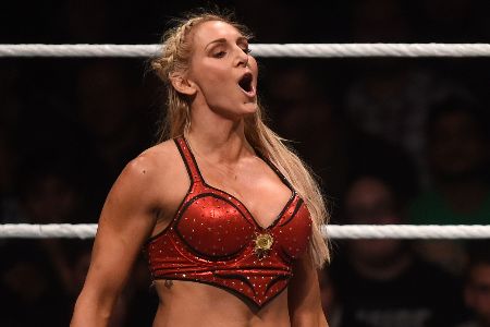 Charlotte Flair roaring after a big win in NXT.